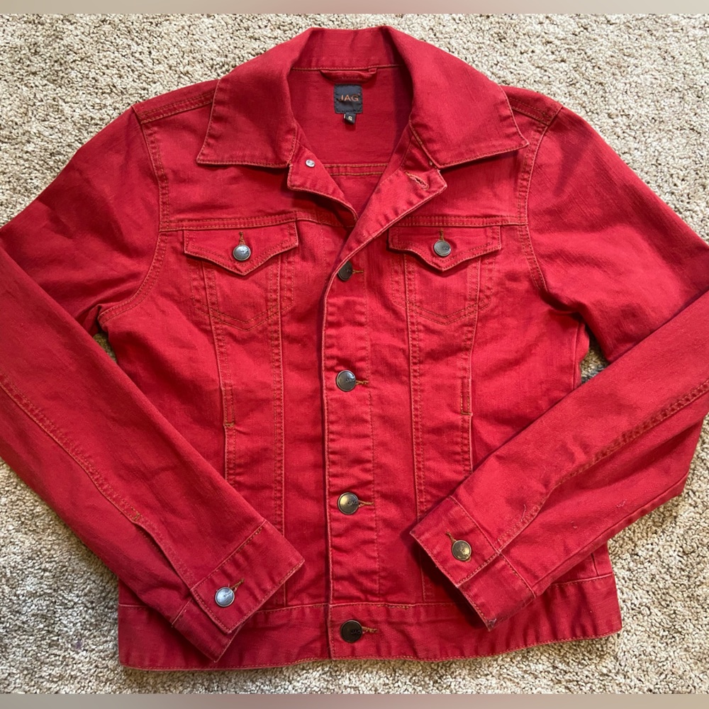JAG Jeans Red Denim Jacket
